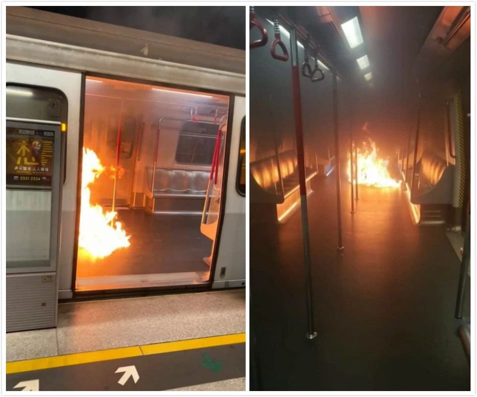 “他們想讓香港癱瘓！”暴徒對市民淋潑易燃液體、朝校車前扔汽油彈……