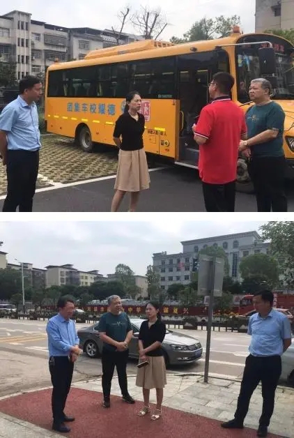 雙牌：副縣長石婧調(diào)研校車安全工作