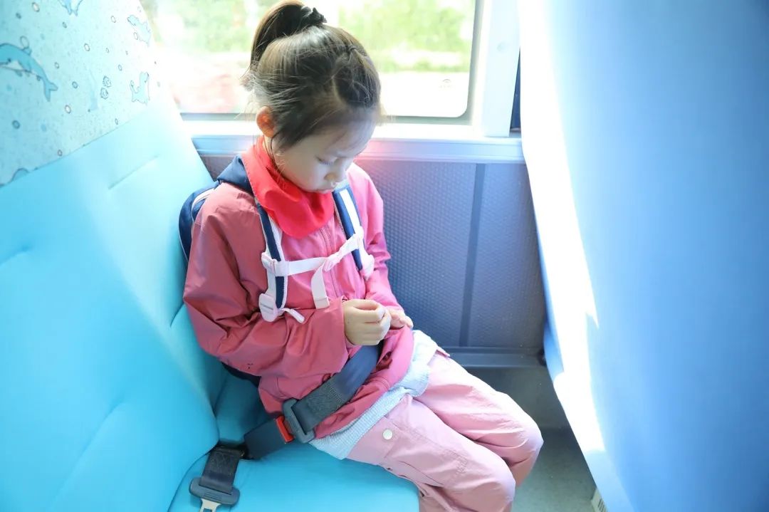 安全帶，生命帶——董李鳳美康健學校組織牢系安全帶校車演練