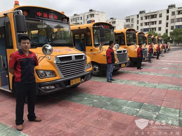 暑季“開門紅”，中通客車贏江蘇興化80臺(tái)校車訂單！